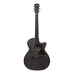 TYMA TG-2 BKS CE Cutaway Grand Auditorium Siyah Elektro Akustik Gitar - TYMA