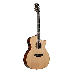 TYMA TG-5 Cutaway Grand Auditorium Elektro Akustik Gitar - 3