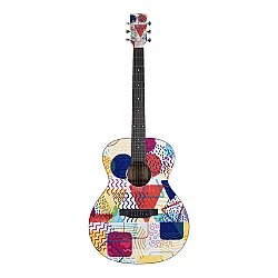 TYMA V-3 Popular Grand Auditorium Elektro Akustik Gitar - TYMA