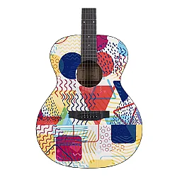 TYMA V-3 Popular Grand Auditorium Elektro Akustik Gitar - 3