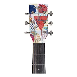 TYMA V-3 Popular Grand Auditorium Elektro Akustik Gitar - 5