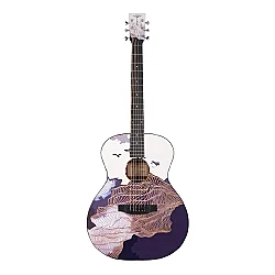 TYMA V-3 Ukiyoe Grand Auditorium Akustik Gitar - TYMA