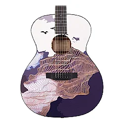 TYMA V-3 Ukiyoe Grand Auditorium Akustik Gitar - 3