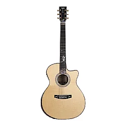 TYMA V-40E Cutaway Grand Auditorium Elektro Akustik Gitar - TYMA