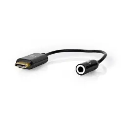 Nedis Cable USB-C Erkek - 3.5 mm Dişi 0.15 m Çevirici Kablo - 2