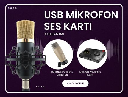 USB Mikrofon ve Ses Kartı Kullanımı