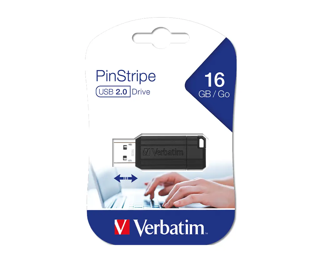 Verbatim 16GB PinStripe USB Sürücü - 3
