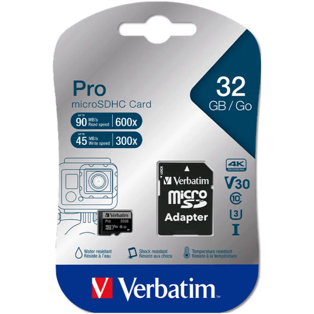 Verbatim 32GB Micro SDHC Pro Class 10 Hafıza Kartı - 1
