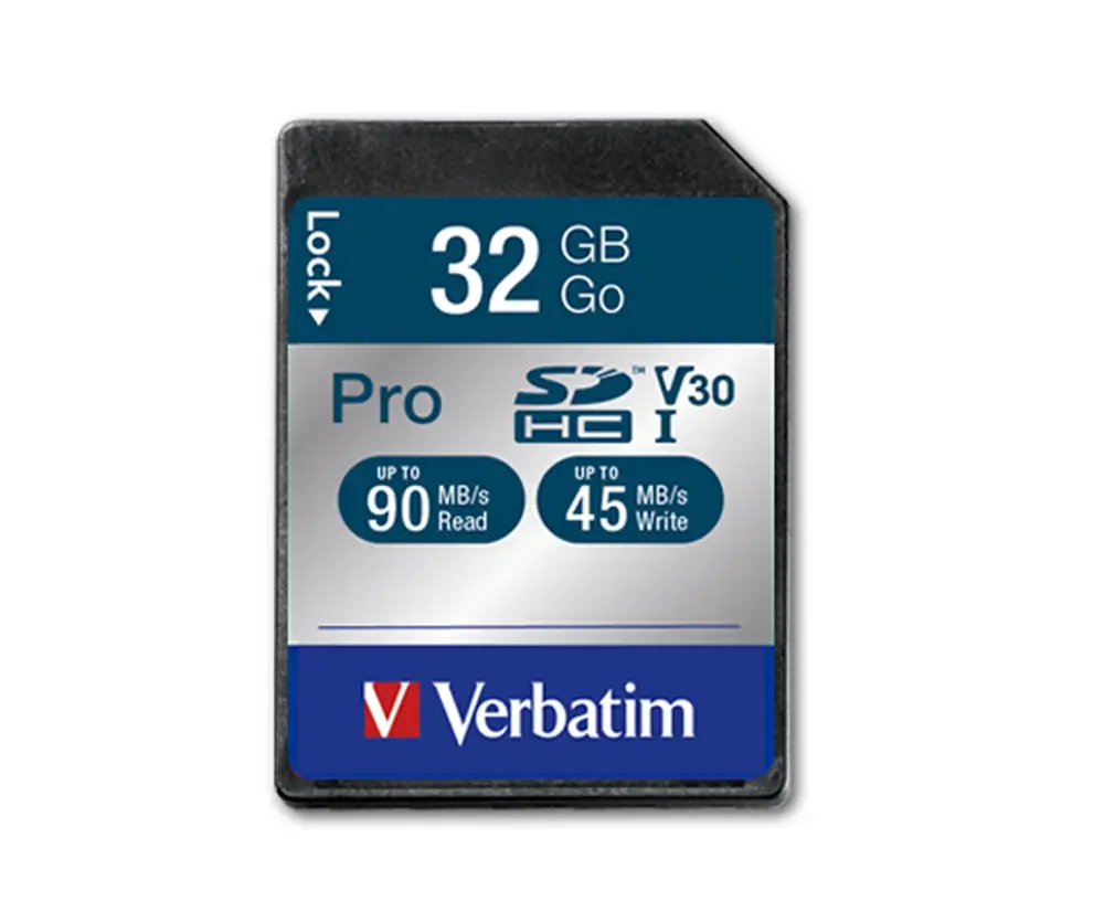Verbatim 32GB SDHC Pro U3 Hafıza Kartı - 1