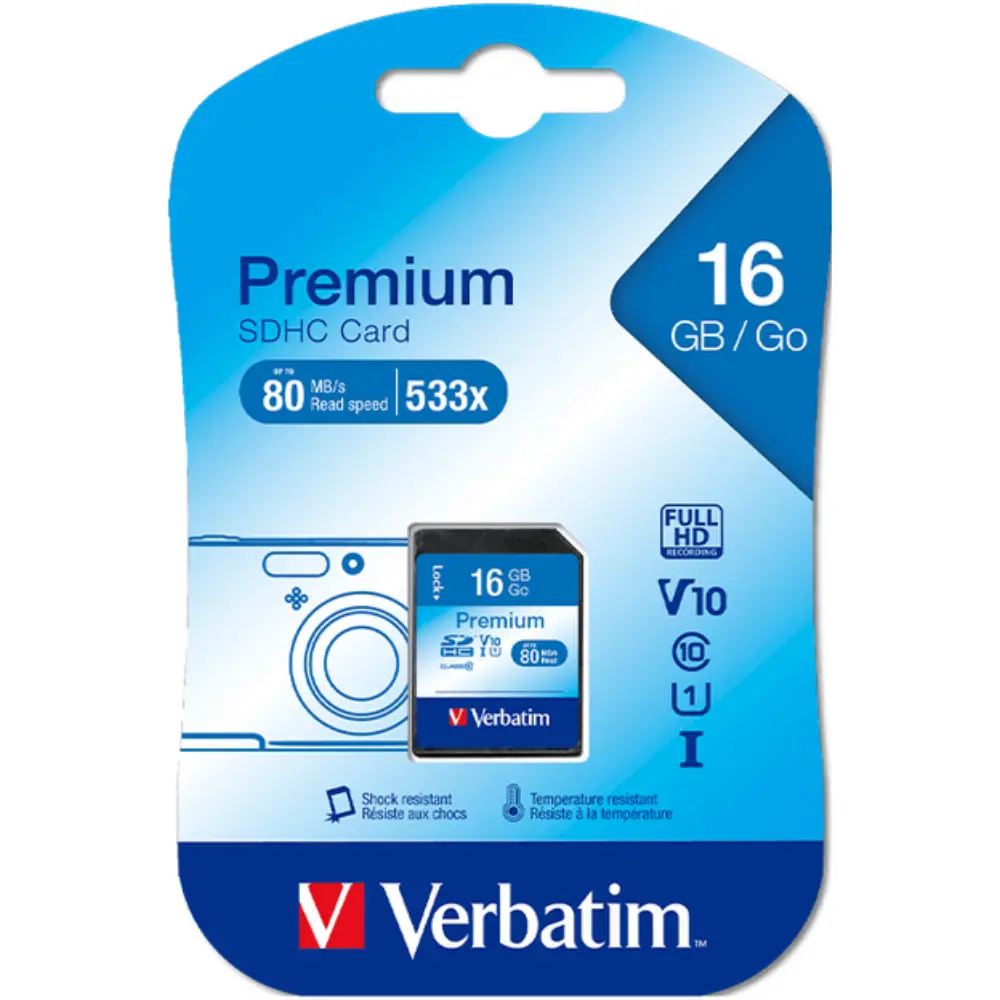 Verbatim Premium U1 SDHC 16GB Hafıza Kartı - 1
