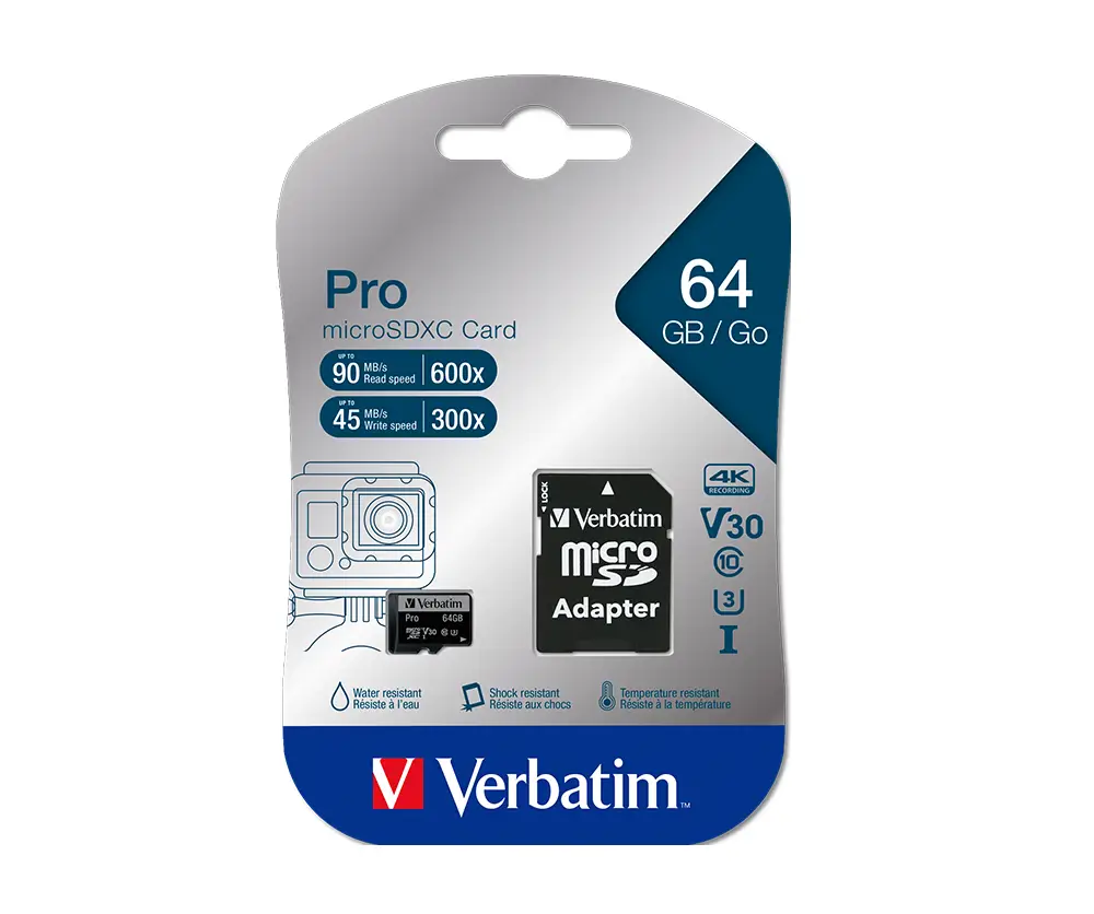 Verbatim Pro U3 64GB Micro SDXC Hafıza Kartı - 3