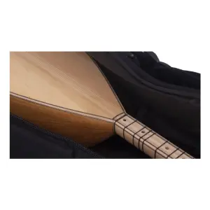 Wagon 02 Serisi Kısa Sap Bağlama Saz Çantası (Siyah) - 4