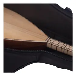 Wagon 02 Serisi Uzun Sap Bağlama Saz Çantası (Siyah) - 7