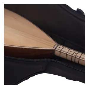 Wagon 02 Serisi Uzun Sap Bağlama Saz Çantası (Siyah) - 7