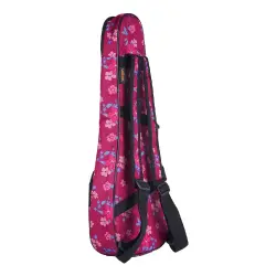 Wagon 04 Serisi Soprano Ukulele Çantası (Hibiskus Pembe) - 7