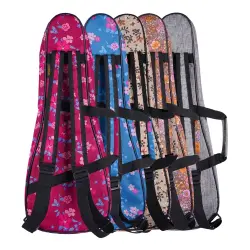 Wagon Case 04 Serisi Concert Ukulele Çantası - Hibiskus Mavi - 3