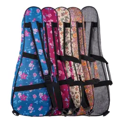 Wagon Case 04 Serisi Tenor Ukulele Çantası - Hibisikus Mavi - 3