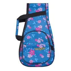 Wagon Case 04 Serisi Tenor Ukulele Çantası - Hibiskus Pembe - 5
