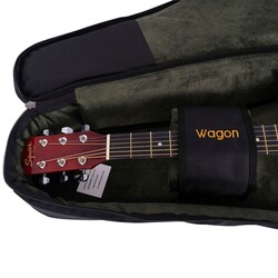 Wagon Case 05 Serisi Akustik Gitar Taşıma Çantası - Siyah - 8