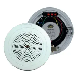 West Sound TH-06 CX T 6 inç 2 Yollu 100V Hat Trafolu Tavan Tipi Hoparlör - West Sound