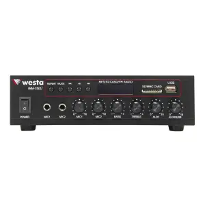 Westa WM-750U 80 Watt Mikser Amfi - 1