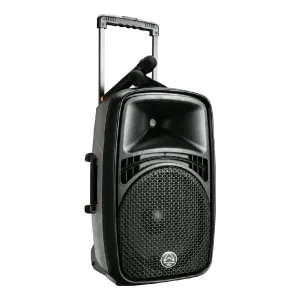Wharfedale Pro EZ-12A 12 inç Taşınabilir Akülü Aktif Hoparlör (Bluetooth + 2 Kablosuz Mikrofon) - 1