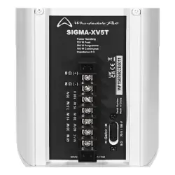 Wharfedale Pro SIGMA-XV5T 5x3 inç Pasif Trafolu Kolon Tipi Duvar Hoparlörü (Beyaz) - 8