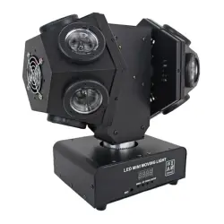 Wieder WR-823 DOUBLE 120W Double Ball Beam RGBW + Lazer Moving Head - Wieder