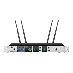 Wöller DW-3000YY Çift Kanallı Yaka Mikrofon Seti (True Diversity UHF Dijital Modülasyon) - 2