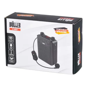 Wöller V-807 Taşınabilir Bluetooth Hoparlörlü Ses Sistemi (Kablosuz Kafa Mikrofonlu) - 6