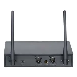 Wöller W-102EE Çift Kanallı Kablosuz El Mikrofonu Seti (UHF Dijital Modülasyon) - 4