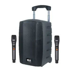 Wöller W-1030A 10” Taşınabilir Bluetooth Hoparlör ve UHF Mikrofon Seti (300W) - 1