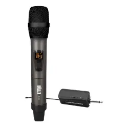 Wöller W-10E Tek Kanallı Şarj Edilebilir Kablosuz El Mikrofonu (UHF Dijital Modülasyon) - Wöller