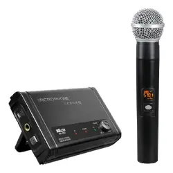 Wöller W-110E Tek Kanallı Kablosuz El Mikrofonu (UHF Dijital Modülasyon) - Wöller