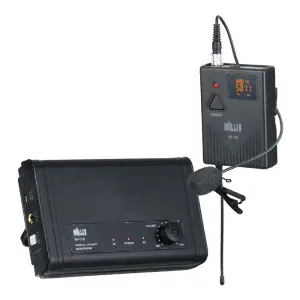 Wöller W-110Y Tek Kanallı Kablosuz Yaka Mikrofonu (UHF Dijital Modülasyon) - 1