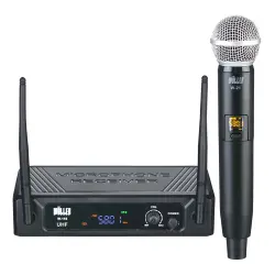 Wöller W-116E Tek Kanallı Kablosuz El Mikrofonu (UHF Dijital Modülasyon) - 1