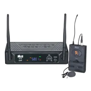 Wöller W-116Y Tek Kanallı Kablosuz Yaka Mikrofonu (UHF Dijital Modülasyon) - 1