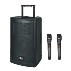 Wöller W-1230DSP 12” Taşınabilir DSP Efektli Bluetooth Hoparlör ve UHF Mikrofon Seti (300W) - 1