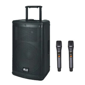 Wöller W-1230DSP 12” Taşınabilir DSP Efektli Bluetooth Hoparlör ve UHF Mikrofon Seti (300W) - Wöller