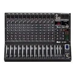 Wöller W-1299 12 Kanallı Bluetooth ve USB Destekli Deck Mikser - Wöller