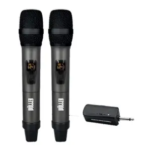 Wöller W-12EE Çift Kanallı Kablosuz El Mikrofonu Seti (UHF Dijital Modülasyon) - 1