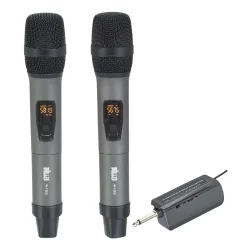 Wöller W-12EE Çift Kanallı Kablosuz El Mikrofonu Seti (UHF Dijital Modülasyon) - 1