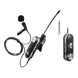 Wöller W-15 Tek Kanal UHF Şarj Edilebilir Kablosuz Yaka Mikrofonu (Kablolu Lavalyer) - 1