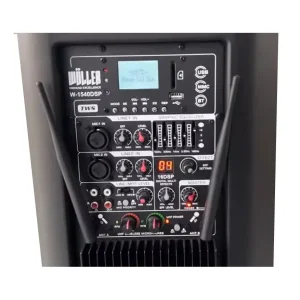Wöller W-1540DSP 15 inç Taşınabilir DSP Efektli Bluetooth Hoparlör ve UHF Mikrofon Seti (400W) - 4