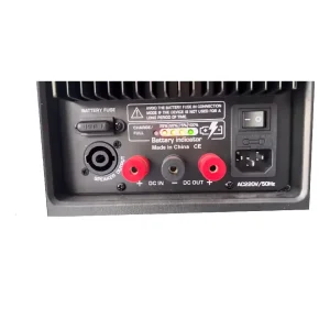 Wöller W-1540DSP 15 inç Taşınabilir DSP Efektli Bluetooth Hoparlör ve UHF Mikrofon Seti (400W) - 6