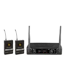 Wöller W-216YY Çift Kanallı Kablosuz Yaka Mikrofonu Seti (UHF Dijital Modülasyon) - Wöller