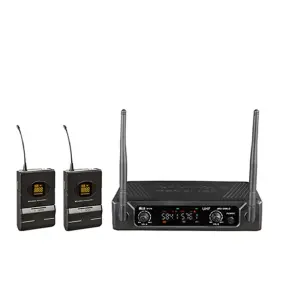 Wöller W-216YY Çift Kanallı Kablosuz Yaka Mikrofonu Seti (UHF Dijital Modülasyon) - 1