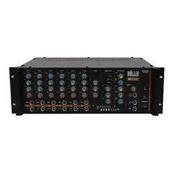 Wöller W-2500 6 Kanallı 500W Mono Mikser Amfi (Bluetooth, USB/SD Kart, Dijital Echo & Reverb Efektli) - Wöller