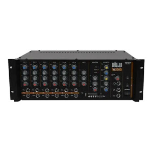 Wöller W-2500 6 Kanallı 500W Mono Mikser Amfi (Bluetooth, USB/SD Kart, Dijital Echo & Reverb Efektli) - Wöller