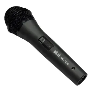 Wöller W-300 Kablolu 600 Ohm Dinamik El Mikrofonu (5m Kablo, Metal Gövde) - 1